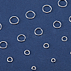50Pcs 5 Styles 925 Sterling Silver Open Jump Rings STER-BBC0006-19-4