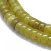 Natural Korea Olive Jade Beads Strands G-F631-A08-3