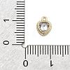 Brass Micro Pave Cubic Zirconia Pendants KK-M306-05G-05-3