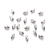 Tarnish Resistant 201 Stainless Steel Corrugated Beads STAS-S103-16A-P-1