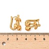 304 Stainless Steel Hoop Earrings EJEW-Z126-01G-3