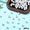 Acrylic Horizontal Hole Letter Beads OACR-YW0002-08L-1