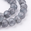 Synthetic Crackle Quartz Bead Strands CCG-K002-8mm-08-3