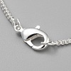 Brass Box Chain Fine Necklaces NJEW-BB10849-16-2