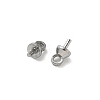 304 Stainless Steel Cup Pearl Peg Bails Pin Pendants STAS-L300-004B-P-2