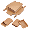 Kraft Paper Storage Gift Drawer Boxes LS-CON-WH0095-56B-1