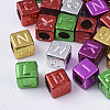 Plated Acrylic Beads MACR-S299-051A-1
