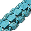 Synthetic Turquoise Beads Strands LS-TURQ-G119-20x29mm-08-1
