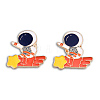 Spaceman Shape Enamel Pin JEWB-N007-196-2