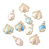20Pcs 10 Styles Marine Theme Alloy Enamel Pendants FIND-CJ0002-93-9