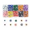 400Pcs 10 Colors Resin Beads RESI-YW0001-04-1