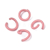 Spray Painted Iron Open Jump Rings IFIN-T017-04B-22-1