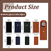 8Pcs 4 Styles Plush Cloth Watch Storage Bags with Snap Button TP-DR0001-06-2