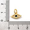 Brass Micro Pave Cubic Zirconia Charms KK-U033-21G-01-3