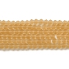 Imitate Austrian Crystal Frosted Glass Beads Strands LS-EGLA-A039-T6mm-MD18-1