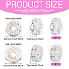 30Pcs 2 Colors Brass Rhinestone Spacer Beads RB-TA0001-29I-2
