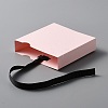 Square Paper Drawer Boxes with Ribbon AJEW-WH0033-02A-2