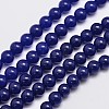 Natural & Dyed Malaysia Jade Bead Strands G-A146-8mm-A22-3