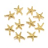 Brass Starfish/Sea Stars Pendants X-KK-L134-11G-1