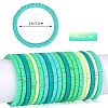 20Pcs 5 Colors Polymer Clay Heishi Surfer Stretch Bracelets Set BJEW-SW00132-2