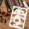 Plastic Drawing Painting Stencils Templates DIY-WH0396-0063-3