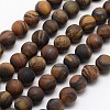 Natural Tiger Eye Beads Strands X-G-D688-8mm-1