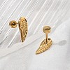 304 Stainless Steel Stud Earrings EJEW-G423-02G-1