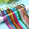 12Pcs 12 Colors Laser PET Hair Wig OHAR-SP0001-05A-5