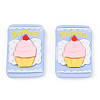 Opaque Resin Imitation Food Cabochons CRES-YWC0002-01E-3