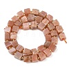 Natural Sunstone Beads Strands G-G053-B28-01-3