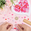 1200Pcs 10 Styles Opaque Plastic and  Opaque Acrylic Beads KY-PA0001-15A-3