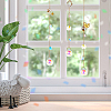 3Pcs Glass Suncatchers HJEW-OC00285-5