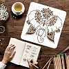 Large Plastic Reusable Drawing Painting Stencils Templates DIY-WH0172-781-3