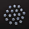 20Pcs Transparent Spray Painted Glass Beads GLAA-YW0001-14-1