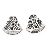 Tibetan Style Alloy Bead Cone TIBE-00756-AS-RS-1