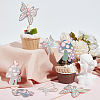12 Sets 3 Styles Mushroom Fairy Butterfly Cake Topper Sets DIY-SC0024-82-4