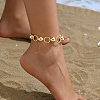Iron Bell Chain Ankletsts for Women FX5328-2