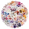 50Pcs Flower PVC Waterproof Stickers PW-WGE2CC9-01-5