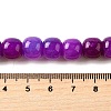 Natural Dyed White Jade Beads Strands G-U023-B03-01-5