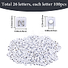 2600Pcs 26 Styles Opaque Acrylic Beads OACR-SC0002-18-2