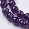 Natural Amethyst Bead Strands G-J376-20-10mm-3