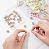 SUPERFINDINGS 30Pcs 6 Style Rack Plating Alloy European Beads MPDL-FH0001-07-3