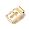 Brass with ABS Imitation Pearl Pendants KK-CBA8E93-05B-2