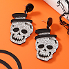 Halloween Skull Stud Earrings CG8997-1-1