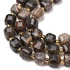 Natural Black Moonstone Beads Strands GG-CBAC972-A08-01-3