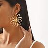 Alloy Stud Earrings LS-EJEW-D300-02G-02-1