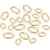 BENECREAT 600Pcs 2 Style Brass Open Jump Rings KK-BC0006-86-4