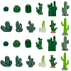 24Pcs 12 Styles Resin Cactus Mini Model DJEW-SP0001-15-1