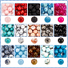   300Pcs 15 Styles Natural & Synthetic Mixed Gemstone Beads G-PH0002-35-4
