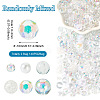 Transparent & Opaque Acrylic Bead OACR-TAC0002-08E-5